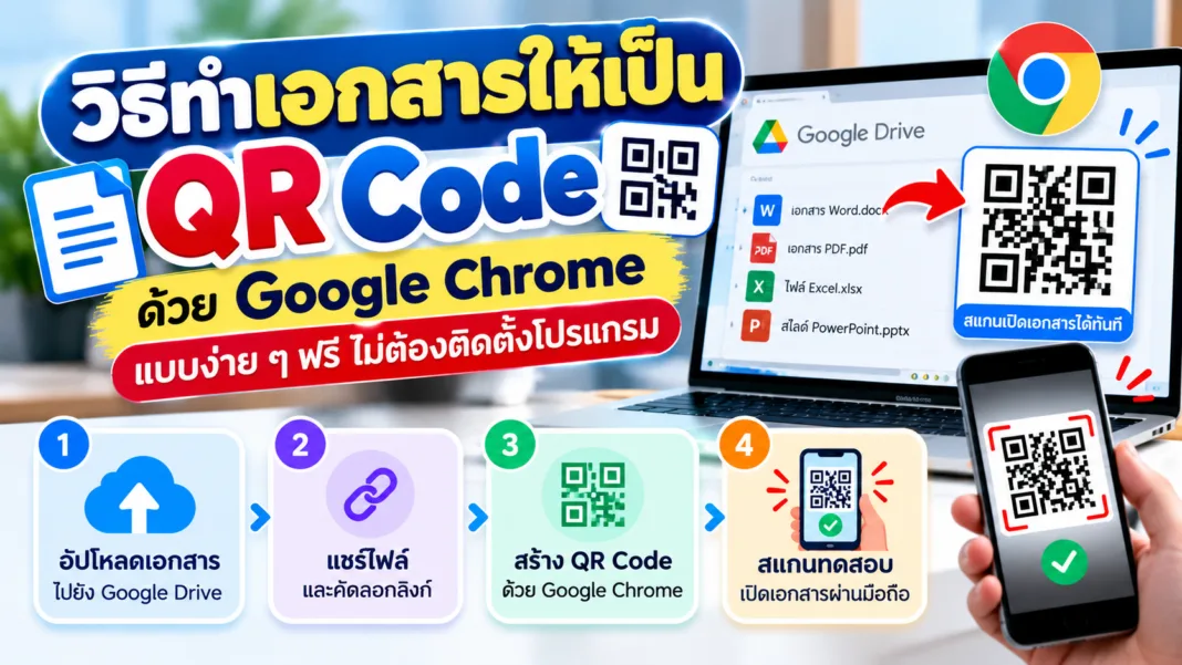 วิธีสร้าง QR Code ด้วย Google Chrome